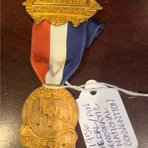 1956 Democratic National Convention Medal Pin